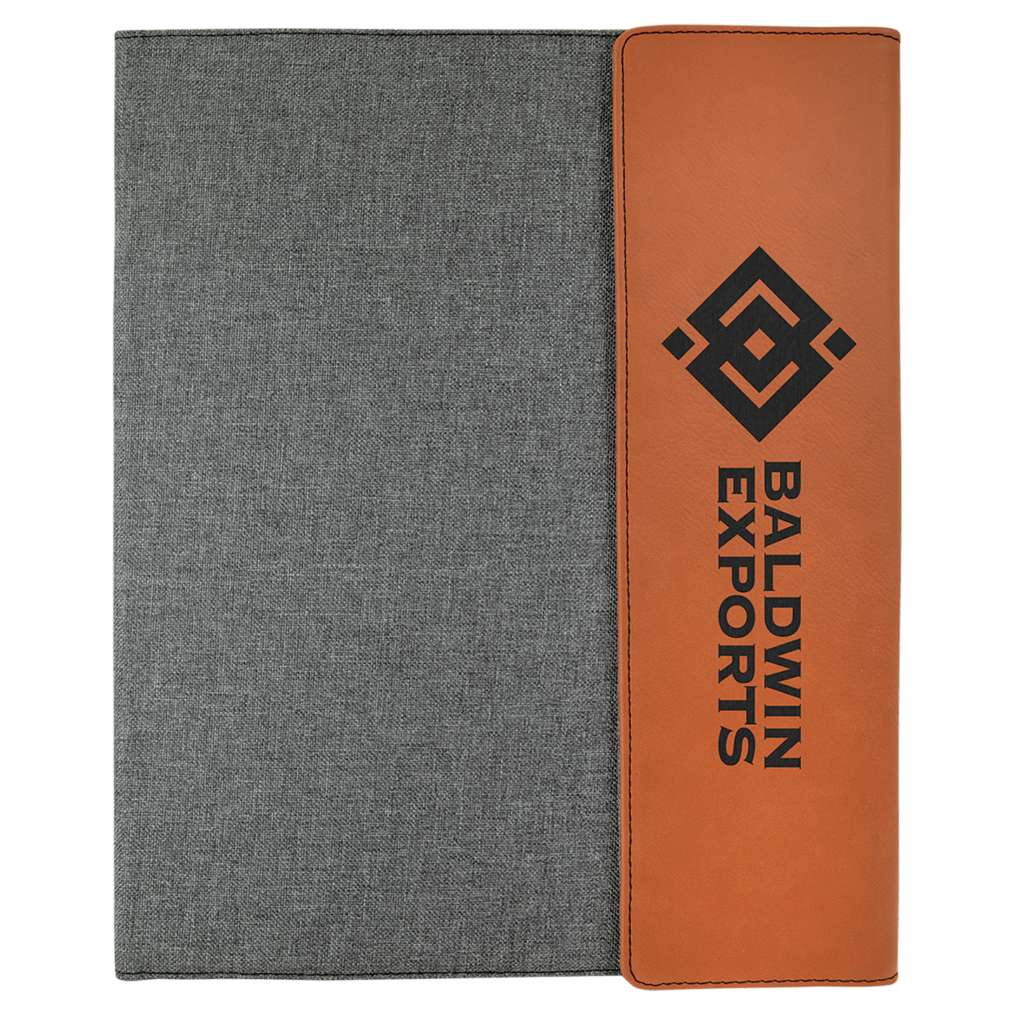 Custom 9x12 Canvas and Leatherette Business Portfolio – Personalized Professional Organizer