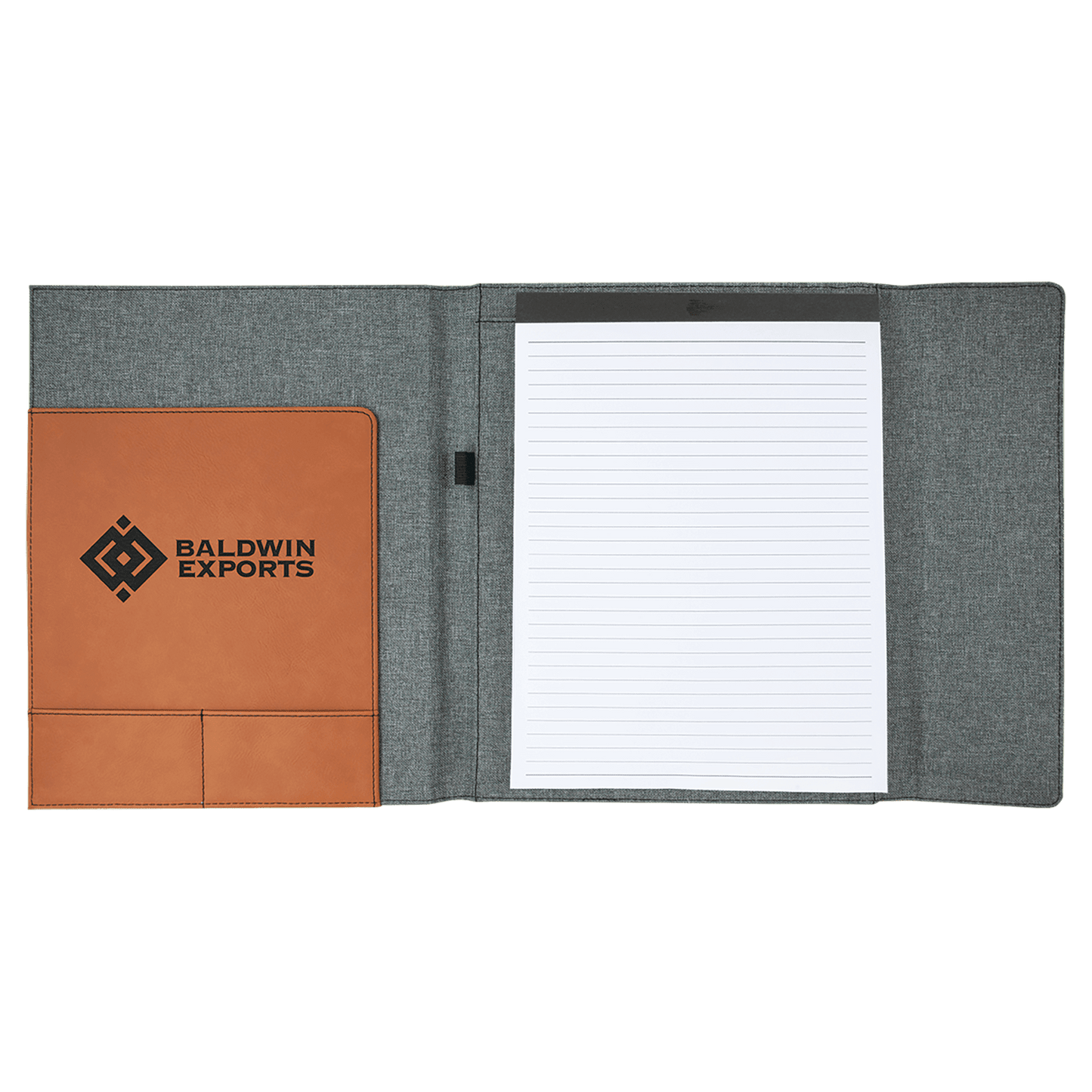 Custom 9x12 Canvas and Leatherette Business Portfolio – Personalized Professional Organizer