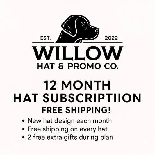 Monthly Hat Box Subscription 12 Month