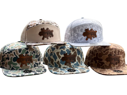 Custom Camo Hats with Leatherette Patch – Personalized Logo Business Hats